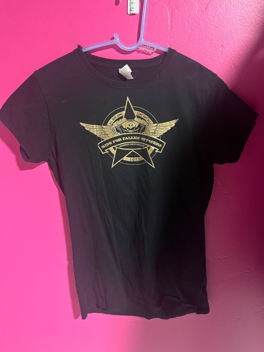 Harley-Davidson Black Timpanogos Tee with Gold Logo